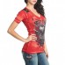 Sinful AFFLICTION Womens T-Shirt HEIRLOOM